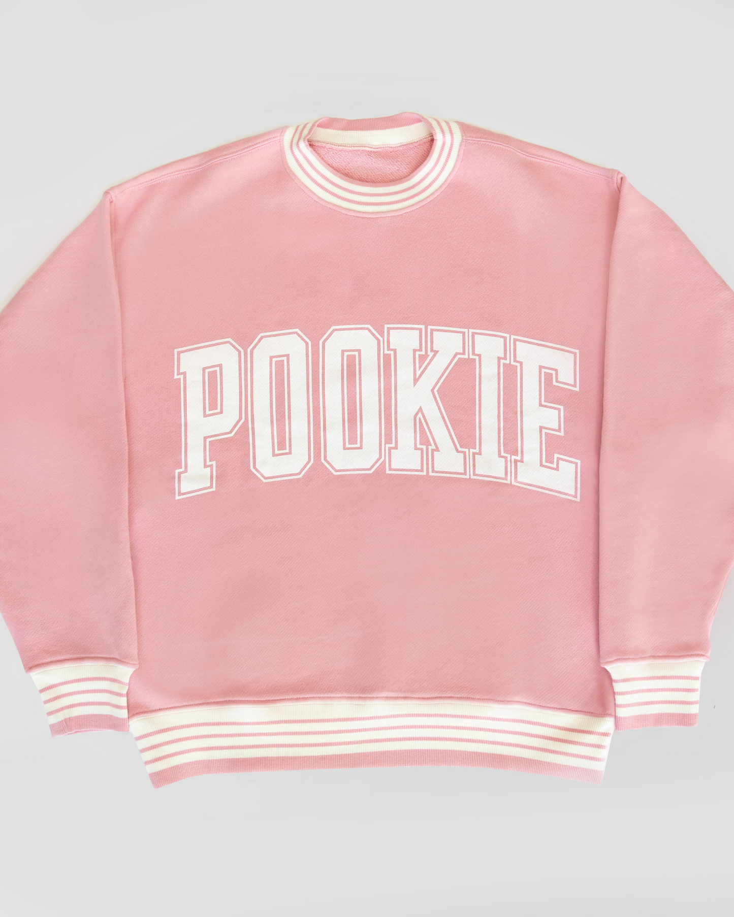 Pink Pookie Varsity Crewneck