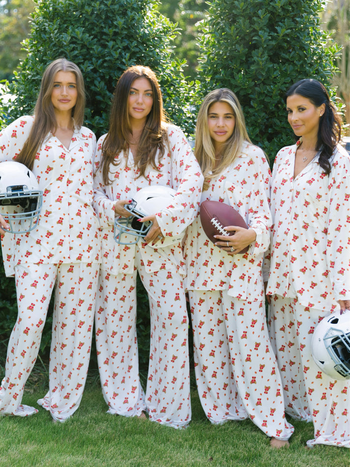 Teddy Football PJs – Quintessential Love