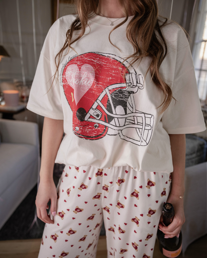 ‘Football Pookie’ Oversized Tee