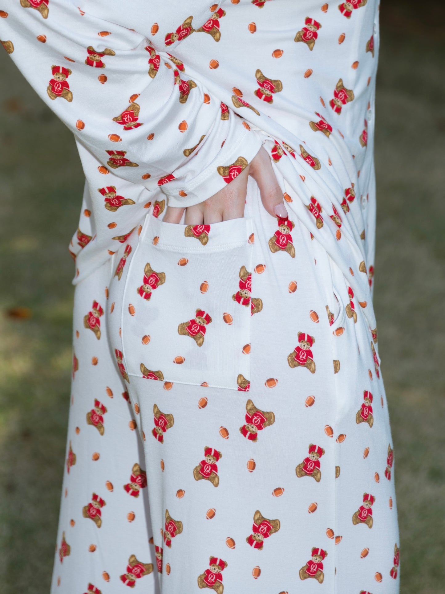 Teddy Football PJs